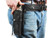 Gun Belt, 48-52" Waist, .38-Cal Loops, 2.5" Wide, Black Leather