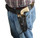 Hand-Tooled Leather Holster, 6", Black, Left Hand