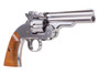 Schofield No. 3 Nickel CO2 BB Revolver, 5" Barrel