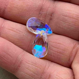16x9mm Crystal Moonlight Prism Teardrop Charms 6Pcs Per Pkg