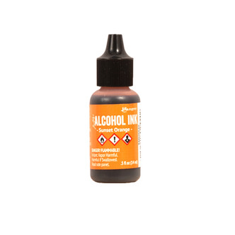 Sunset Orange Alcohol Ink Paint Ranger .5oz Bottle Per Pkg