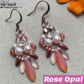 Chandelier Dagger Drops & Montee Earrings DIY Jewelry Making Seed Beading Kit