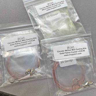 Circular Motion Earrings Mini Kit DIY Jewelry Making Kit
