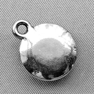 3D Tea Cup Charms 19x7mm Antique Silver Plated Alloy Q6 Per Pkg