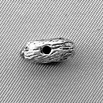Tiny Rabbit Bunny Beads 8x10mm Antique Silver Plated Alloy Q12 Per Pkg
