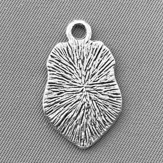 Cross Shield Coat of Arms Charms 24x15mm Antique Silver Plated Alloy Q6 Per Pkg