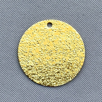 Green Black Enamel Tropical Monstera Fern Leaf Stardust Coin Charms 20mm Gold Plated Brass Q6 Per Pkg