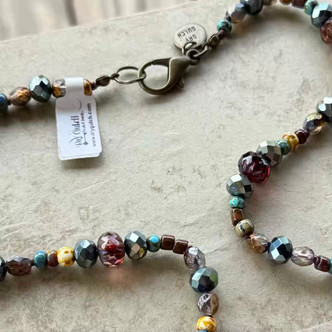 Rustica Elegance Necklace Hand Knotted Artisan Made Per Pc
