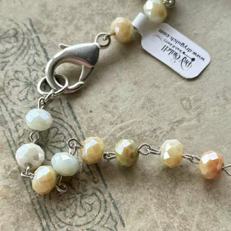 Pop Of Sunshine Necklace Beaded Chain Artisan Made Per Pc