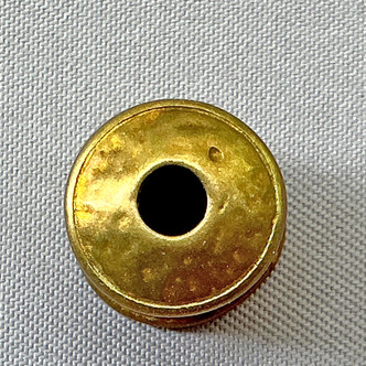 Textured Bullet Cord Tassel Bead Caps 10x12mm Solid Brass Copper Q6 Per Pkg