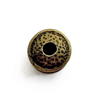 Filigree Bullet Bead Caps 10x12mm Antique Brass Plated Alloy Q20 Per Pkg