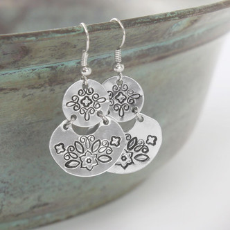 4mm Mandala 1 Set Design Metal Stamp ImpressArt Letter Punch Per Pkg
