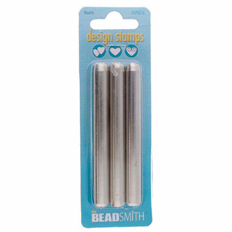 5mm Hearts Set Design Metal Stamp BeadSmith Letter Punch Per Pkg