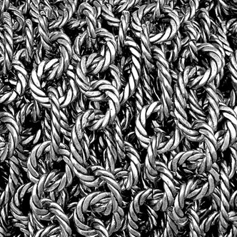 Roped Oval Circle Chain 17x12mm Antique Silver Plated Alloy Per Foot
