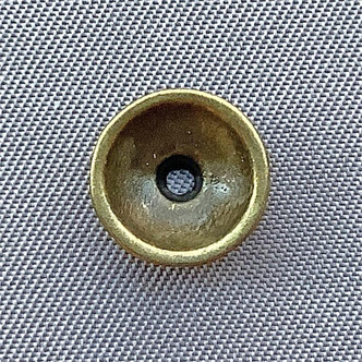 Bohemian Style Round Bead Caps 10mm Antique Brass Plated Alloy Q60 Per Pkg