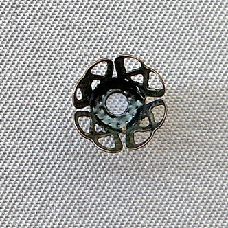 Filigree Cone Bead Caps 8x6mm Antique Copper Plated Iron Q50 Per Pkg