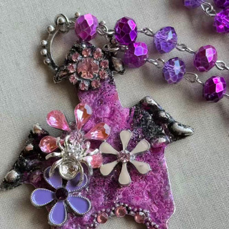A Little Boogie Haunted House Necklace Artisan Made Per Pc