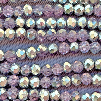 Primrose CAL 4x3mm Faceted Rondelle Chinese Crystal Glass Beads Per Strand