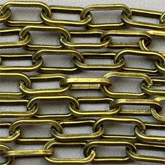 Thick Rounded Rectangle Chain 10x5mm Antique Brass Plated Alloy Per Foot