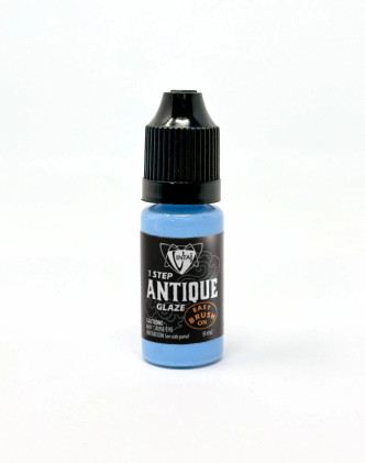 Bright Blue Vintaj 1 Step Antique Glaze Patina 9mL Bottle