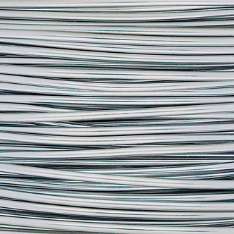 26ga Brushed Silver Craft Wire Elements Round Dead Soft Tarnish Resistant 15 Yard Spool
