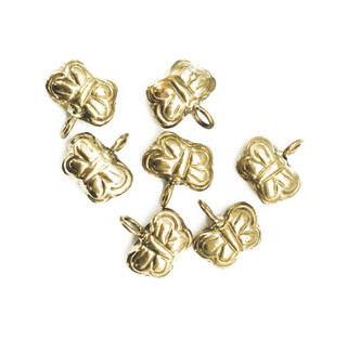 Butterfly Charm Solid Brass 10mm Q15 Per Pkg