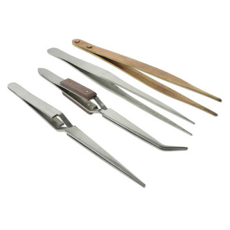 4Pc Soldering Tweezer Tools With Pouch Metalsmith Per Set