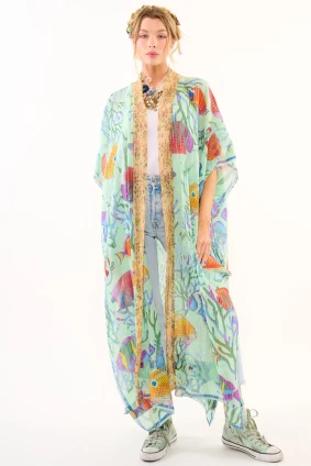 Ocean Breeze Kimono Duster Aratta O/S