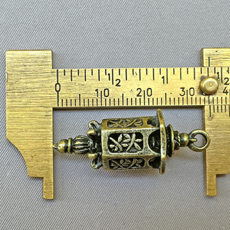 Tibetan Style Dragonfly Lantern Charms 35x15mm Antique Brass Plated Alloy Q4 Per Pkg