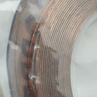 5/16 Inch Silver Back Copper Foil 1Mil Edco 36 Yards Per Pkg
