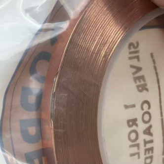 1/4 Inch Silver Back Copper Foil 1Mil Edco 36 Yards Per Pkg