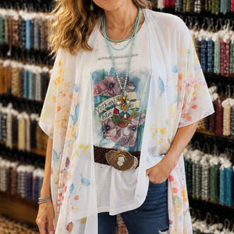Nothing But Blue Skies Shirt Distressed Graphic Tee Top A Rare Bird