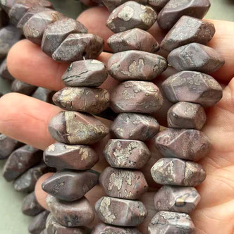 20x10mm Artistic Jasper Nugget Semi Precious Stone Beads Per Strand