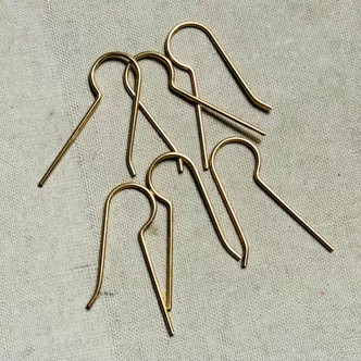 26mm French Hook Beadable Earwires 20ga 14kt Gold Filled Q3 Pairs Per Pkg