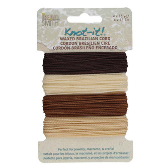 Java Vibes Knot It Waxed Cord BeadSmith 60 Yards Per Pkg