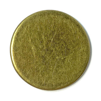 Antique Brass Plated Lead Nickel Safe Copper 27mm Smooth Round Cabochon Trays Q5 per Pkg