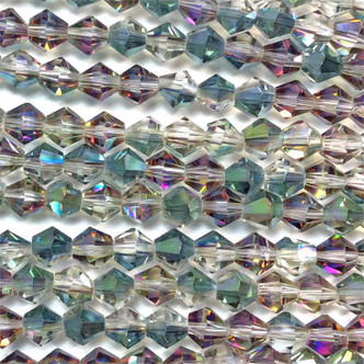 Crystal Volcano 6mm Faceted Bicone Chinese Crystal Glass Beads Per Strand