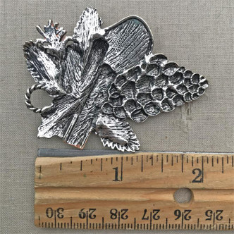 Yule Christmas Pinecone Pendant Holiday Harvest Orange Slice Cinnamon Ornament Artisan Hand Painted Per Pc