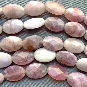 Candy Jade 14x10mm Oval Lilac Semi-Precious Stone Beads Per Strand