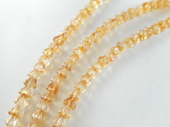 4x6mm Crystal Celsian Czech Baby Bell Flower Beads - per strand