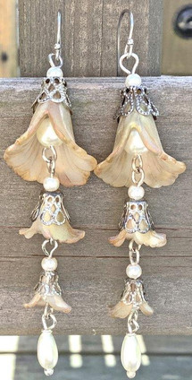 Dry Gulch Swann Calla Lily Flowerbelle Earrings Jewelry Making DIY Per Kit