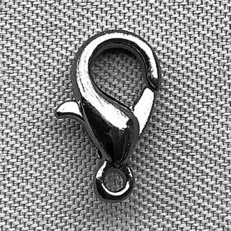 Small Lobster Claw 10x6mm Gunmetal Plated Alloy Clasps Q80 per Pkg