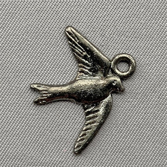 Swallow Charms 18x22mm Gunmetal Plated Q8 per Pkg
