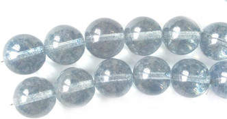 TOHO Light Gray Lined Topaz 4mm Cube Glass Seed Beads per Tube