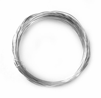 Nickel Silver 22 Gauge Dead Soft Round Jewelry Wire 30ft Coil Per Pkg