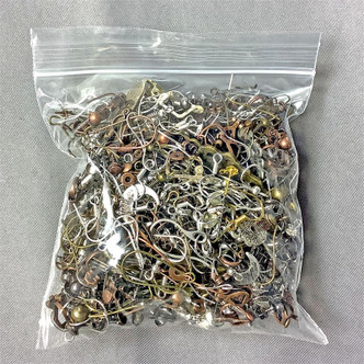 Sale Destash Plated Mixed Earwires Mixed Sizes Mixed Colors Over 6oz Lot Per Pkg