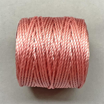 S-Lon Beading Cord Rose Heavy TEX400 .9mm Nylon Thread Per Spool