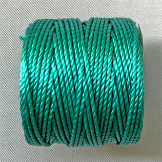 S-Lon Beading Cord Teal Heavy TEX400 .9mm Nylon Thread Per Spool