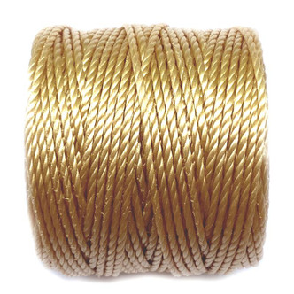 S-Lon Beading Cord Wheat Heavy TEX400 .9mm Nylon Thread Per Spool