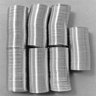 Silver Plated Memory Beading Wire 20mm Q500 Loops Per Pkg